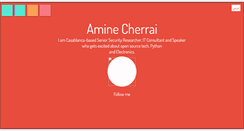 Desktop Screenshot of aminecherrai.com