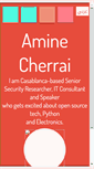 Mobile Screenshot of aminecherrai.com